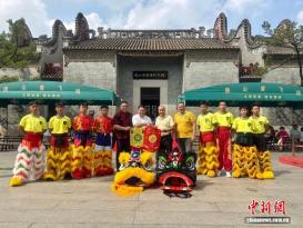 中马狮头互赠仪式在佛山举行 以“狮”为媒助力舞狮联合申遗-中新网