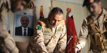 القوات المسلحة اليمنية باتجاه معسكر «ماس» الاستراتيجي غربي محافظة مأرب