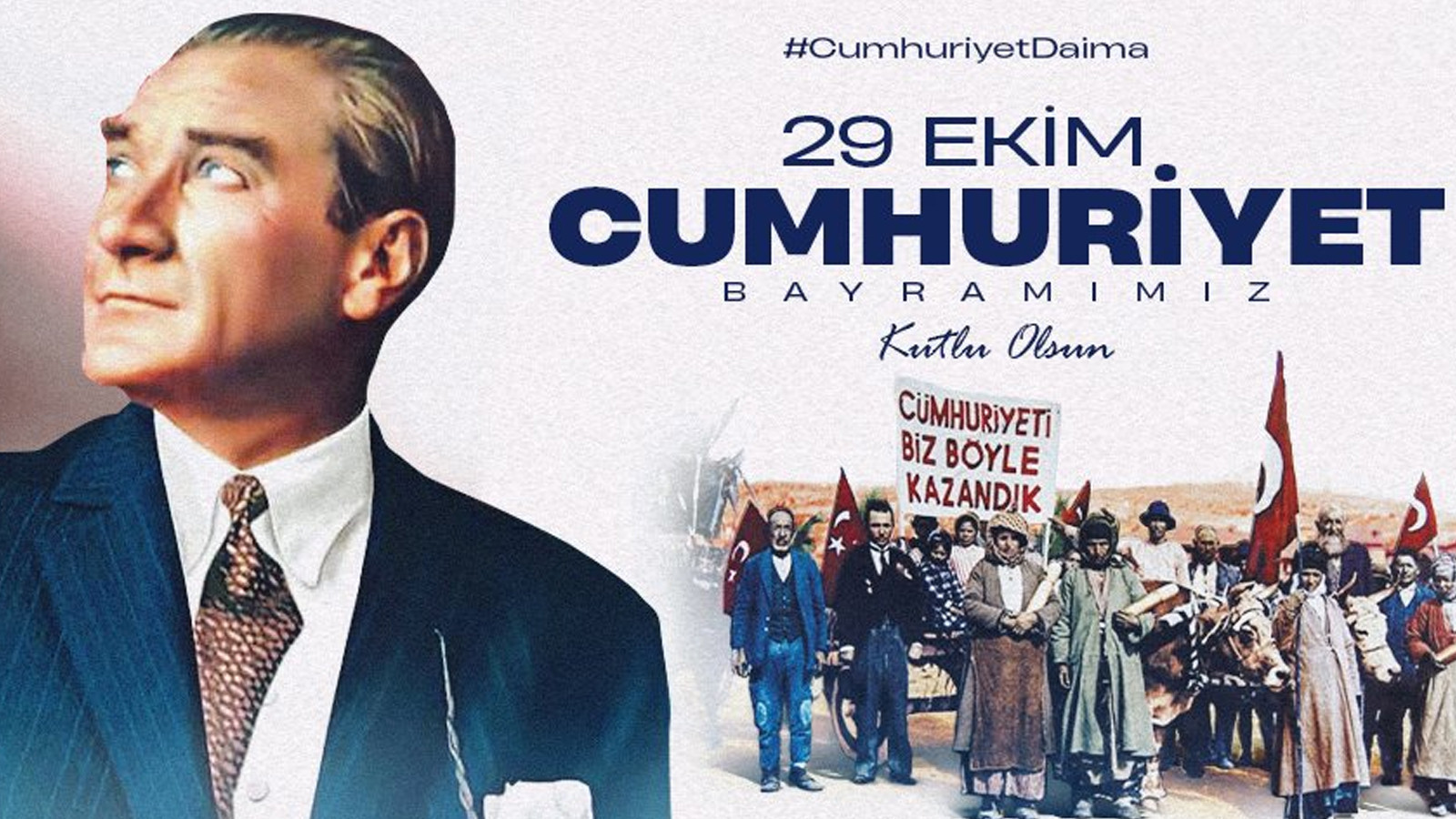 Süper Lig kulüpleri, 29 Ekim Cumhuriyet Bayramı’nı kutladı